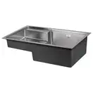 Кухонна мийка Qtap D7848-R Satin 3.0/1.2 мм (QTD7848R3012) (QTD7848R3012) фото 4 Aquada.com.ua