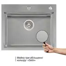 Набір 3 в 1 Qtap кухонна мийка DH6050 3.0/1.2 мм Satin + сушарка + дозатор для миючого засобу (QTDH6050SET3012) фото 11 Aquada.com.ua