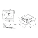 Кухонна мийка Qtap DK5050  Satin 2.7/1.0 мм (QTDK50502710) (QTDK50502710) фото 2 Aquada.com.ua