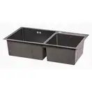 Кухонна мийка Qtap S7843BL Black 2.7/1.0 мм (QTS7843BRPVD10) (QTS7843BRPVD10) фото 4 Aquada.com.ua