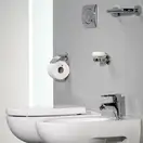 Набор аксессуаров 3-в-1 Emco Polo (цвет - хром/стекло матовое) (079800100) фото 3 Aquada.com.ua