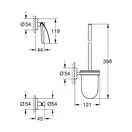 Набір аксесуарів 3 в 1 Grohe Essentials New (40407001)
