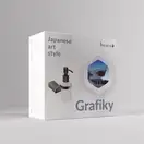 Набор аксессуаров 6-в-1 Imprese Grafiky (цвет - black nickel/стекло матовое) (GRAFIKY) фото 14 Aquada.com.ua