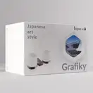 Набор аксессуаров 6-в-1 Imprese Grafiky (цвет - black nickel/стекло матовое) (GRAFIKY) фото 17 Aquada.com.ua
