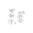 Grohe Комплект смесителей BauFlow 3 в 1 для ванной (121624S) (121624S) фото 2 Aquada.com.ua