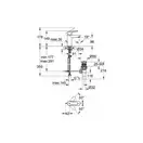 GROHE Набор смесителей 3 в 1 BAU EDGE (123208S)
