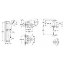 Набір змішувачів для ванни S-Size Grohe BauLoop (123214S)