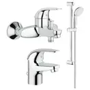 Набір змішувачів Grohe Euroeco для ванної (123226S)