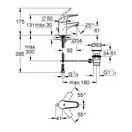 Набір змішувачів Grohe Euroeco для ванної (123226S)