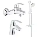 Grohe Eurosmart Комплект змішувачів для ванни, хром (123238S)