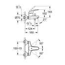 GROHE Набор смесителей Euroeco (124428) фото 3 Aquada.com.ua