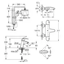 Комплект змішувачів Grohe EuroSmart, хром (34102TS)