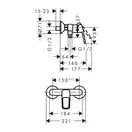 HANSGROHE Набор смесителей для душа, умывальник Logis Loop  70 (1052019) фото 4 Aquada.com.ua