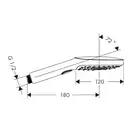 Набор смесителей для ванны 3-в-1 Hansgrohe Metropol /Raindance Select E (цвет - чёрный матовый) (1072020) фото 2 Aquada.com.ua