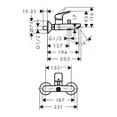 HANSGROHE Набор смесителей для ванны Logis  (1082019) фото 4 Aquada.com.ua