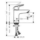 Набор смесителей для ванны и кухни 4-в-1 Hansgrohe Logis/Crometta (цвет - хром) (20200000) фото 10 Aquada.com.ua