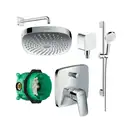 Комплект для душа прихованого монтажу Hansgrohe EcoSmart 180 Logis (20200003)