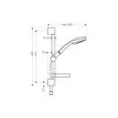 Набор смесителей для душа 3-в-1 Hansgrohe Focus (цвет - хром) (31662773) фото 4 Aquada.com.ua