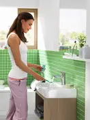 Набор смесителей для ванны 3-в-1 Hansgrohe Novus/Crometta (цвет - хром) (71040111) фото 2 Aquada.com.ua