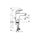 Набор смесителей для ванны 3-в-1 Hansgrohe Logis 100/Croma-100 Vario (цвет - хром) (711714310) фото 2 Aquada.com.ua