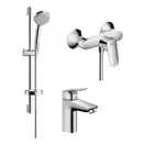 Набор смесителей для душа 3-в-1 Hansgrohe Logis/Croma (цвет - хром) (71600111) фото 1 Aquada.com.ua