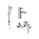 Набор смесителей для ванны 3-в-1 Hansgrohe Talis E (цвет - хром) (71742773) фото 1 Aquada.com.ua