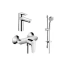 Набор смесителей для душа 3-в-1 Hansgrohe Talis E (цвет - хром) (71762773) фото 1 Aquada.com.ua