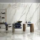 Керамогранит Mirage Cosmopolitan Calacatta Gold 120 х 278 см (9 мм) глянцевый (CP 02 LUC 120x278) фото 3 Aquada.com.ua
