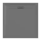 Душевой поддон Geberit Sestra 90 х 90 х h4 см, серый/структурированный (550.260.00.1) фото 1 Aquada.com.ua