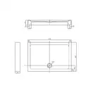 Душевой поддон Primera Frame 120 х 80 х 13,5 см с панелью (STR1012) фото 3 Aquada.com.ua