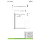 Radaway Doros F Душовий піддон 1200x900 мм, білий (SDRF1290-01)