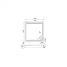ROCA MALAGA Square Compact поддон  квадр. 90*90 см с интегрированной панелью выс. 13,5 см, с сифоном (A276256000) фото 2 Aquada.com.ua