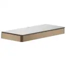 Полочка 300 мм Axor Universal Accessories, матовое красное золото/стекло матовое (42838310) фото 1 Aquada.com.ua