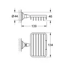 Полиця для ванної кімнати Grohe Essentials Authentic (40659001)