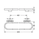 Тримач для рушників Grohe Selection (41056000)