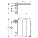 Полиця для рушників у ванну Grohe Selection (41066000)