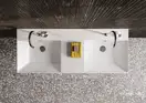 Раковина двойная Catalano New Zero 150 х 50 см (1150ZEDUP00) фото 3 Aquada.com.ua