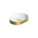 Раковина накладная на столешницу Catalano Horizon 50 х 35 см, Gold-white (150AHZBO) фото 1 Aquada.com.ua
