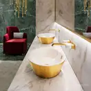 Раковина накладная на столешницу Catalano Gold & Silver 60 х 42 см (160VLNBO) фото 2 Aquada.com.ua
