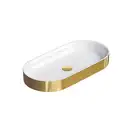 Раковина накладная на столешницу Catalano Horizon 75 х 35 см, Gold-white (170AHZBO) фото 1 Aquada.com.ua