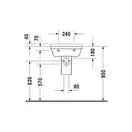 Раковина Duravit Starck 3 50х36 см (0300500000) фото 2 Aquada.com.ua