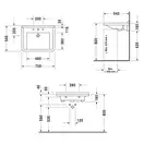 Раковина Duravit Starck 3 70х54,5 см (0309700000) фото 4 Aquada.com.ua