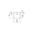 Раковина Duravit Starck 3 70х54,5 см (0312700000) фото 3 Aquada.com.ua