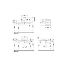 Раковина на столешницу Duravit Architec, без отверстия для смесителя (0320450000) фото 2 Aquada.com.ua