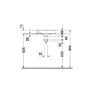 Раковина накладная на столешницу Duravit Architec 50х50 см (0320500000) фото 4 Aquada.com.ua