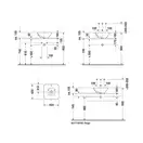 Раковина накладная на столешницу Duravit Bagnella 42 х 42 см (0333420000) фото 3 Aquada.com.ua