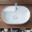 Раковина на столешницу Duravit Luv 400мм, с плоскостью для смесителя (0380600000) фото 2 Aquada.com.ua