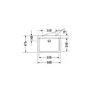 Раковина Duravit Vero 60х47 см (0453600000) фото 3 Aquada.com.ua