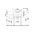 Раковина Duravit Vero 60х47 см (0453600000) фото 4 Aquada.com.ua