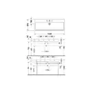 Раковина накладная на столешницу Duravit Vero 120х47 см (0454120000) фото 2 Aquada.com.ua